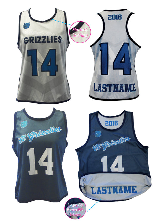 Single Ply Racerback Reversible