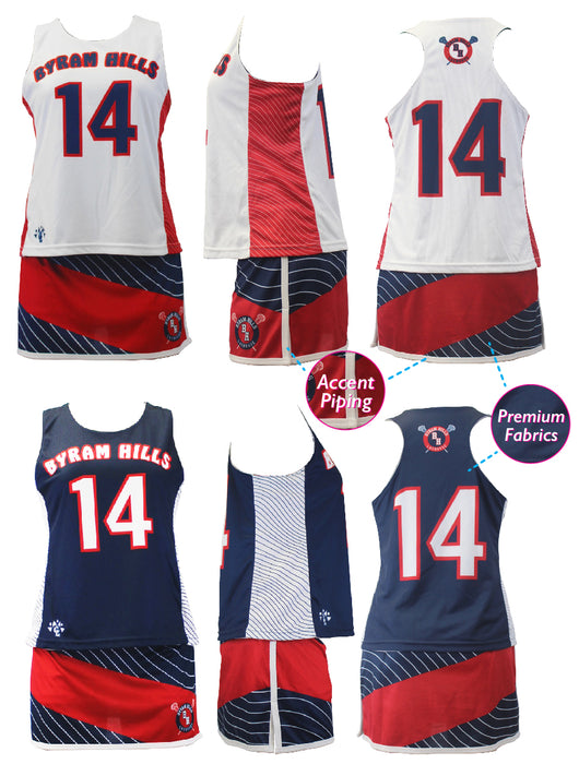 Start Me Up-Racerback Reversible and Skirt Uniform Set