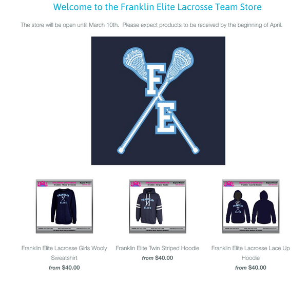chill-life Sport Girls Sublimated Lacrosse Hoodies